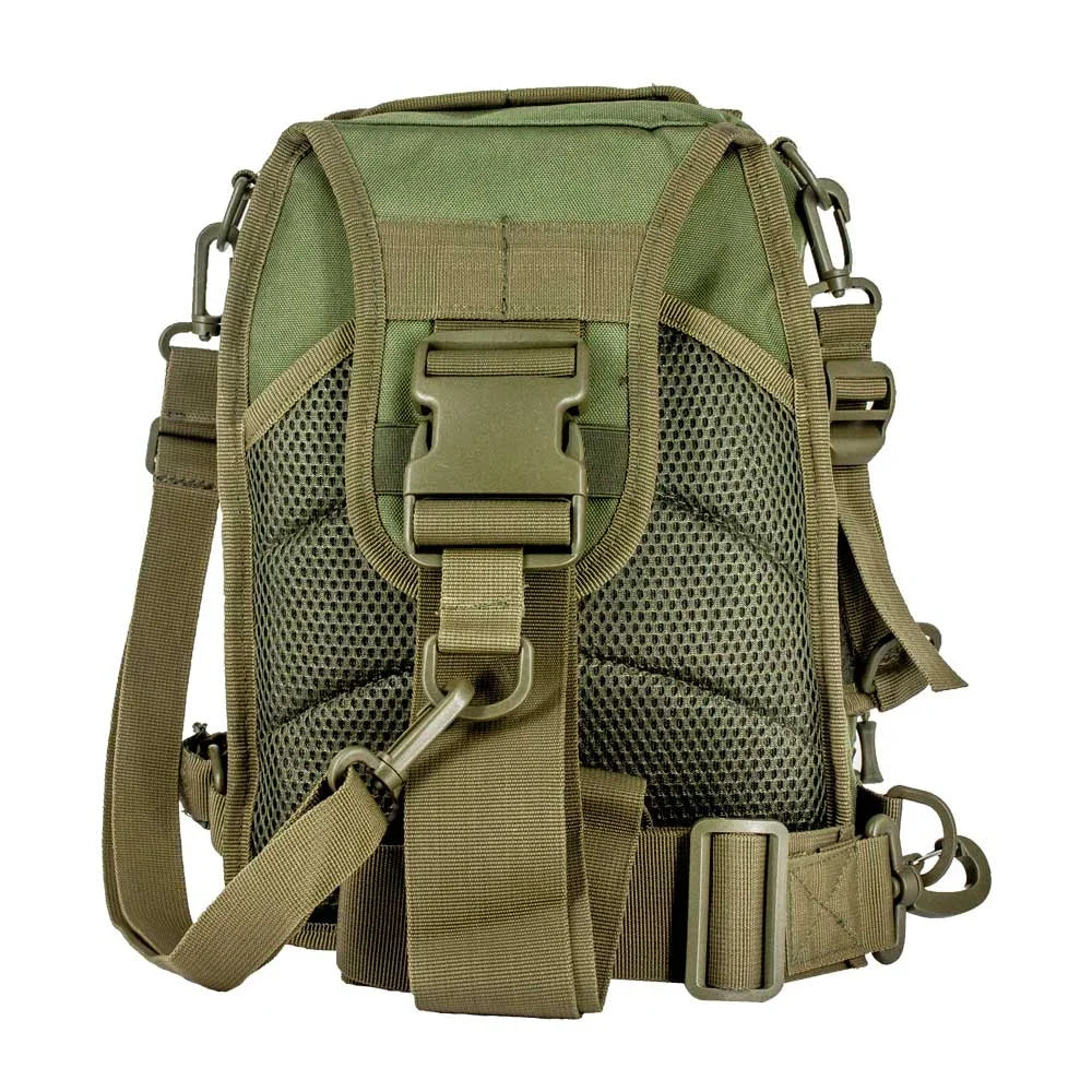 [GD] Tactical Chest Pack with 3 Compartments, Velcro Straps and USB Cable Slot, Variety of Colors / LML-2065 / 2065