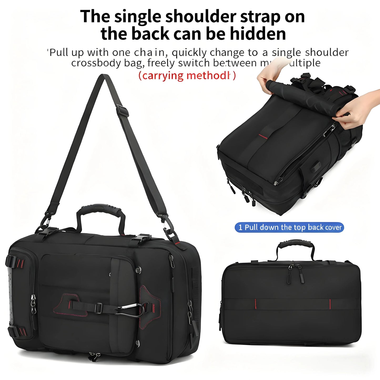 90L Waterproof Oxford Material Expandable Rucksack Large Capacity Hiking Backpack Physiological Curve Back 20 Inches England