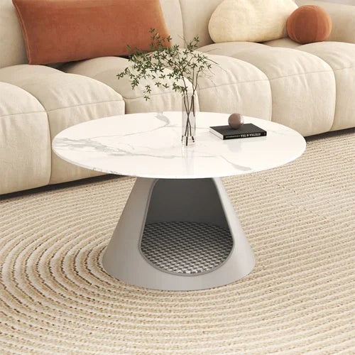 Round Modern Luxury Coffee Tables Living Room Unique Marble Coffee Tables Nordic Minimalist Mesa Auxiliar Salon Furniture