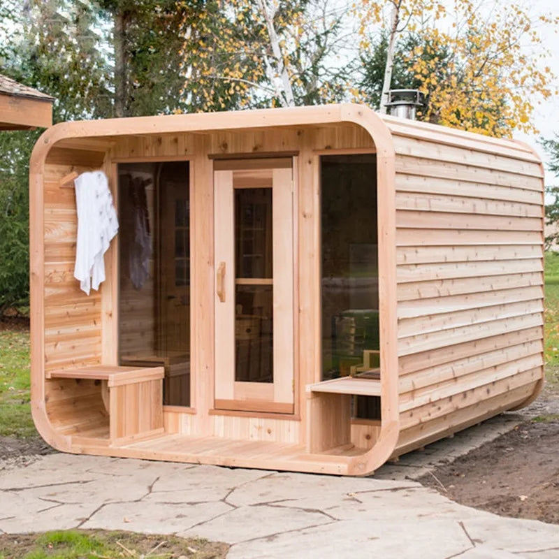 Best-selling sauna rooms Cabins Different styles of saunas, outdoor cube saunas are competitively priced