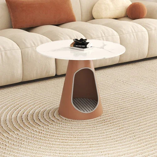 Round Modern Luxury Coffee Tables Living Room Unique Marble Coffee Tables Nordic Minimalist Mesa Auxiliar Salon Furniture