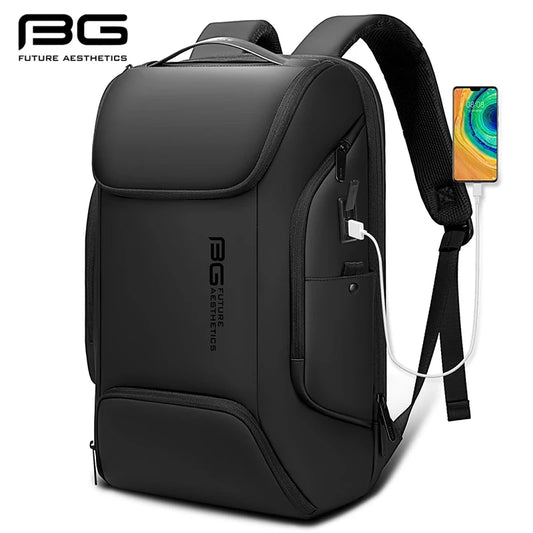 BANGE Business USB Charging Smart Backpacks Fits 15.6 Inch Laptop Commute Backpack WaterProof Carry On Bag for Men Travel Bags