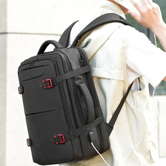 Outdoor Mountaineering Hiking Backpack with Trolley Handle Sport Camping Travel Pack Laptop 15.6-in Business Commuting Backpack