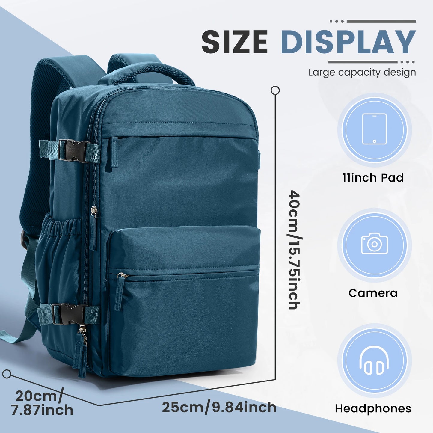 Ryanair 40x20x25 Cabin Bag Men Air Vacuum Compression Backpack Hand Luggage Laptop Backpack,42x29x15 Vacuum Clothing Storage Bag